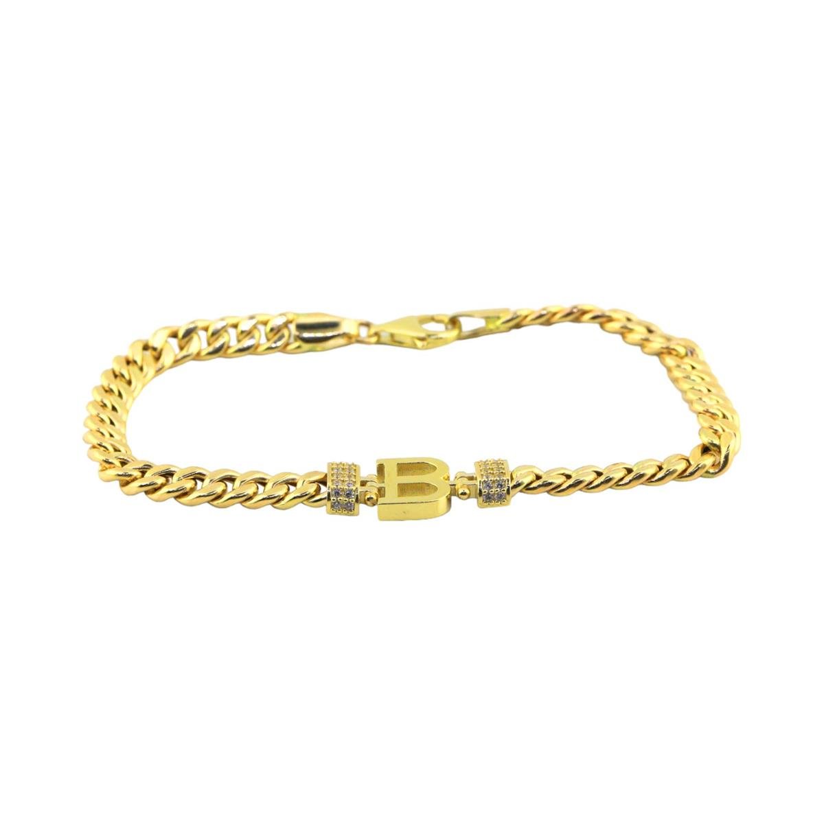 14 Ayar Altın Harfli Bileklik  -  0183989