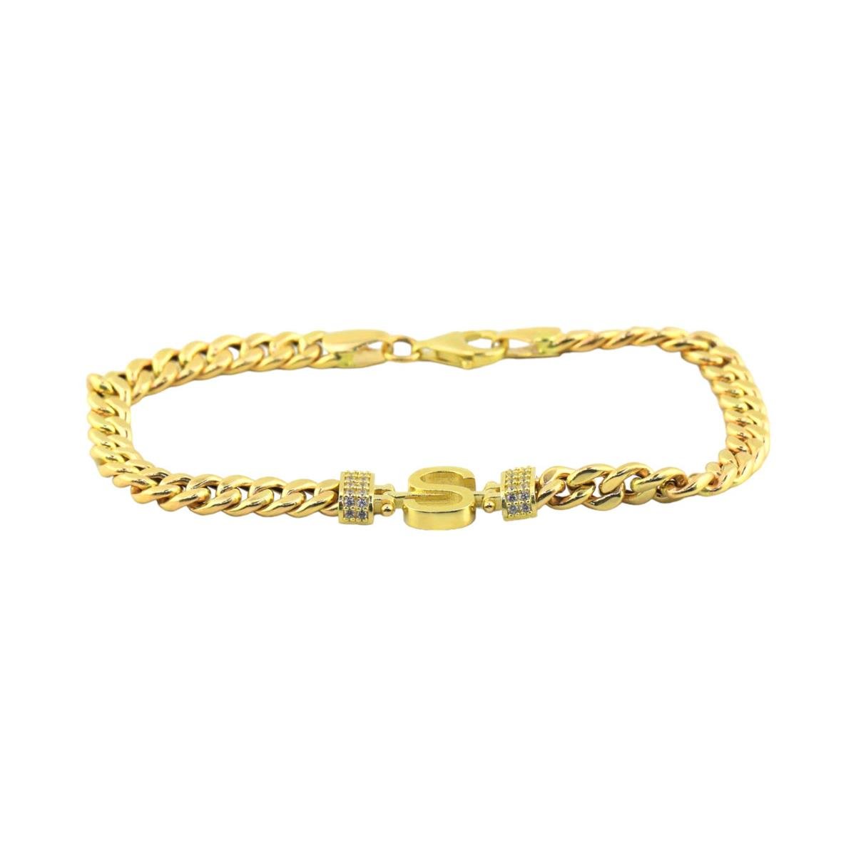 14 Ayar Altın Harfli Bileklik  -  0183991