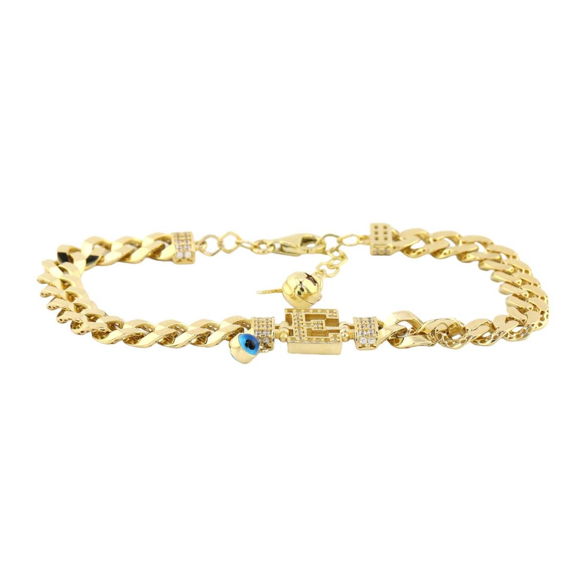 14 Ayar Altın Harfli Bileklik  -  0184675