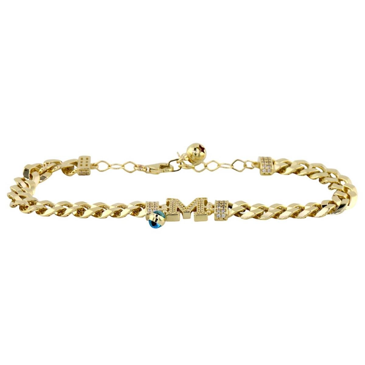 14 Ayar Altın Harfli Bileklik  -  0188394