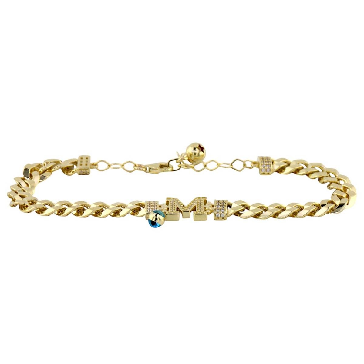 14 Ayar Altın Harfli Bileklik  -  0188394