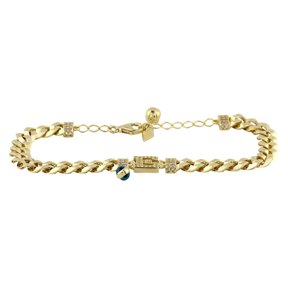 14 Ayar Altın Harfli Bileklik  -  0188397