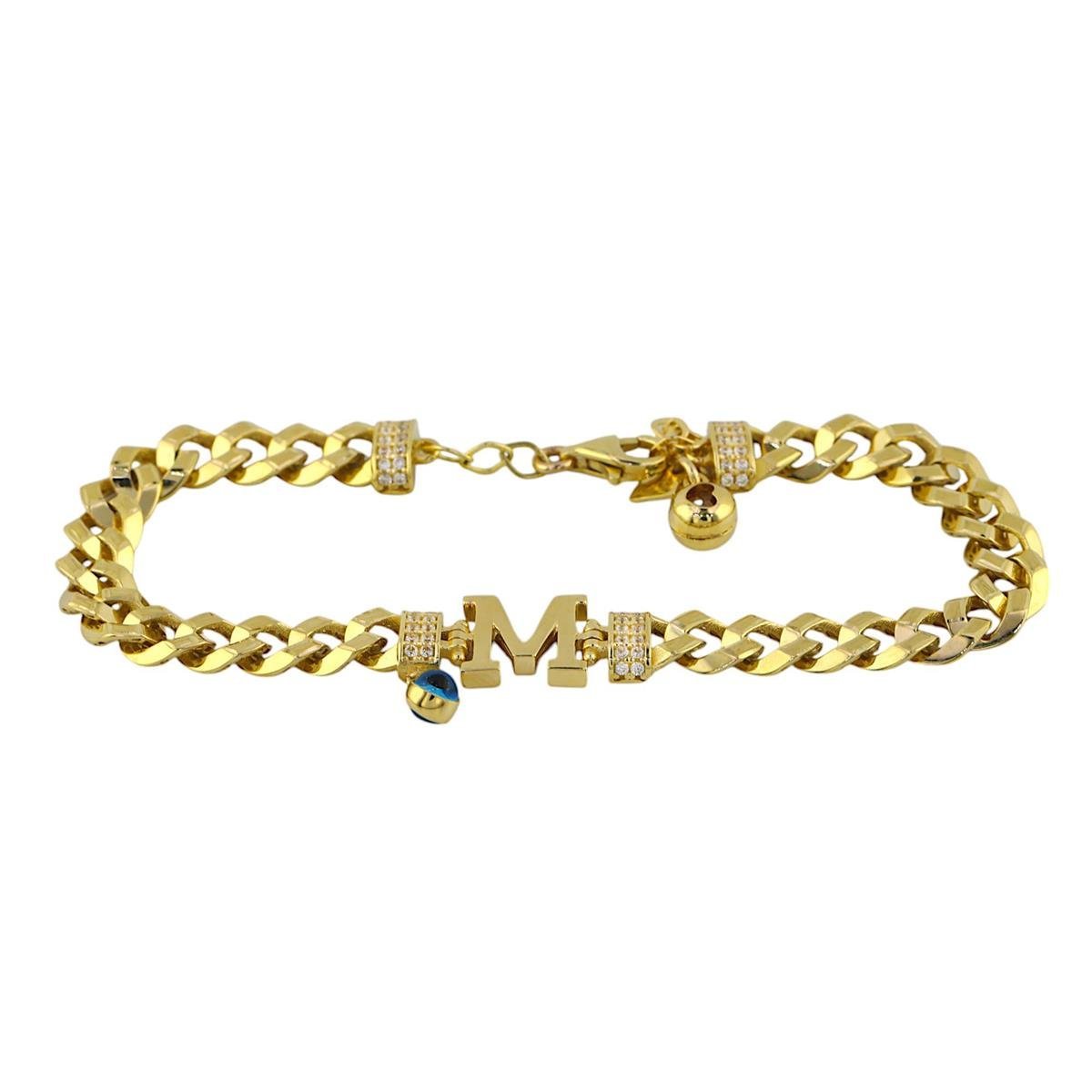 14 Ayar Altın Harfli Bileklik  -  0192632