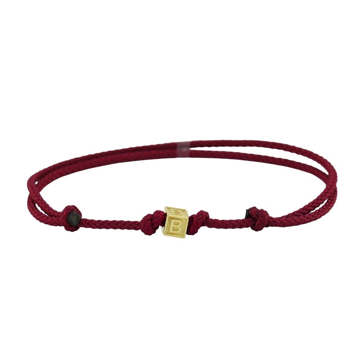 14 Ayar Altın Harfli Bileklik  -  0193744