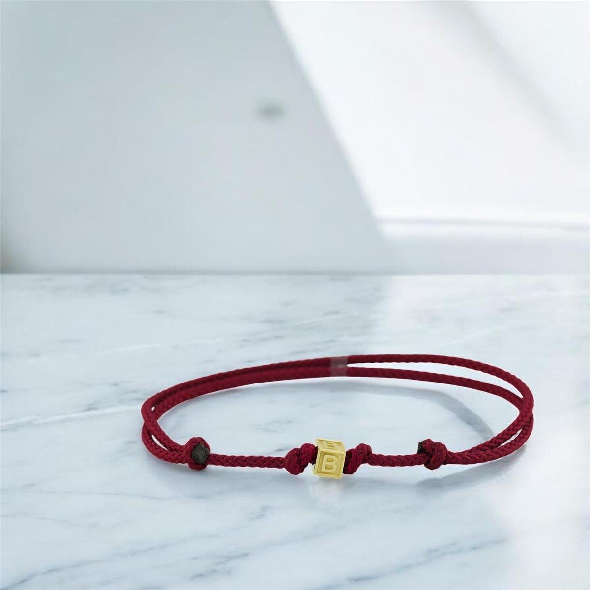 14 Ayar Altın Harfli Bileklik  -  0193744