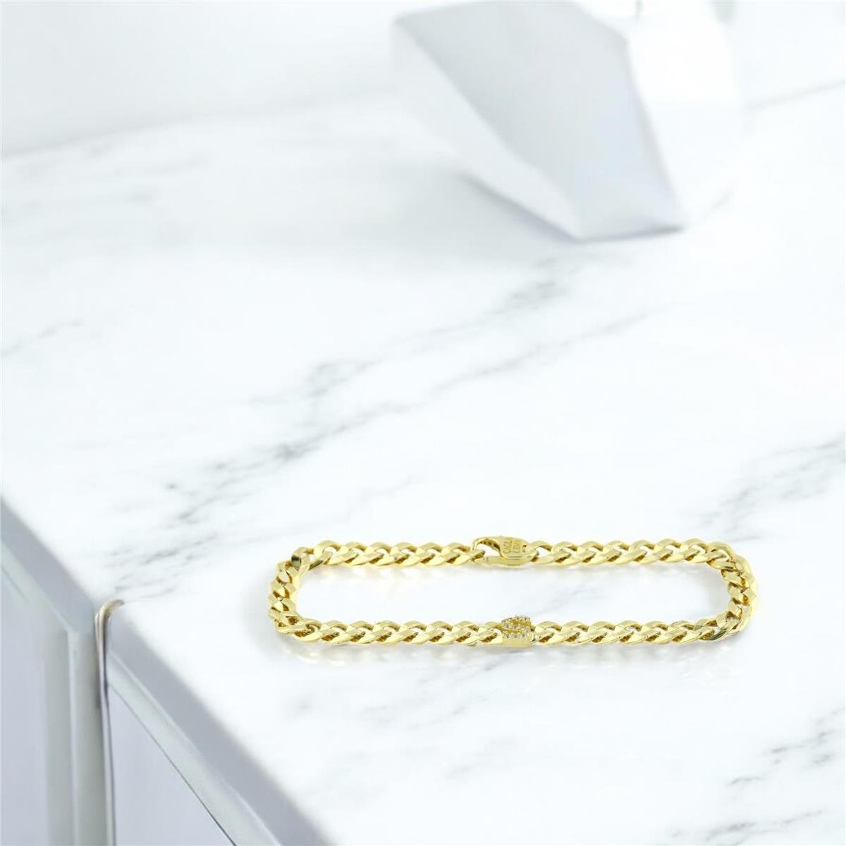 14 Ayar Altın Harfli Bileklik  -  0205201