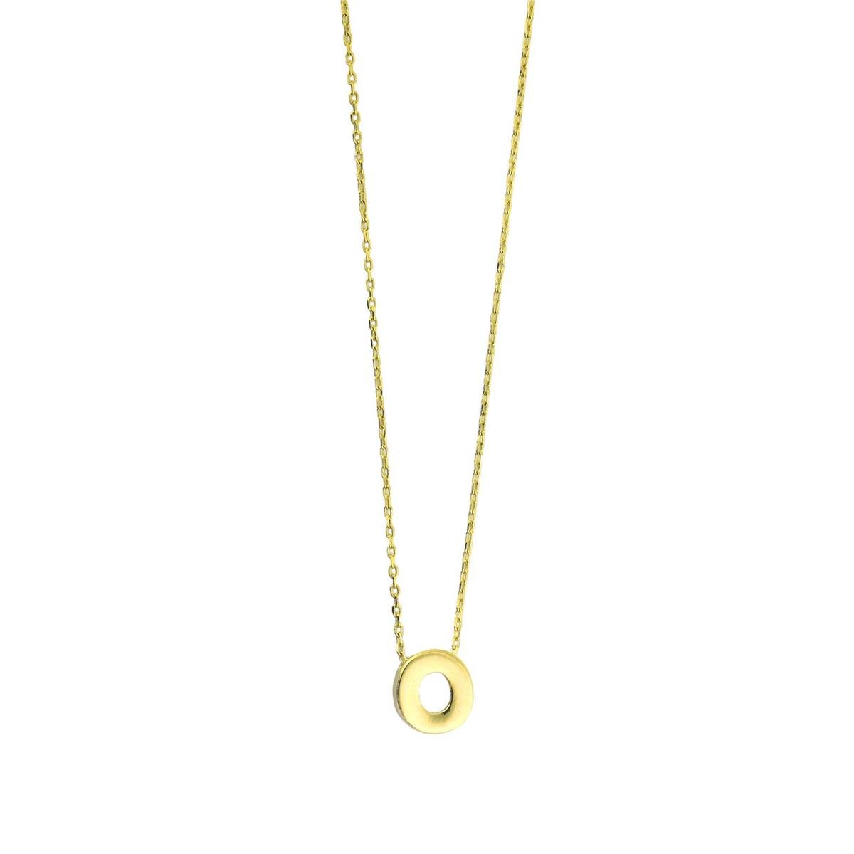 14 Ayar Altın Harfli Kolye  -  0184107