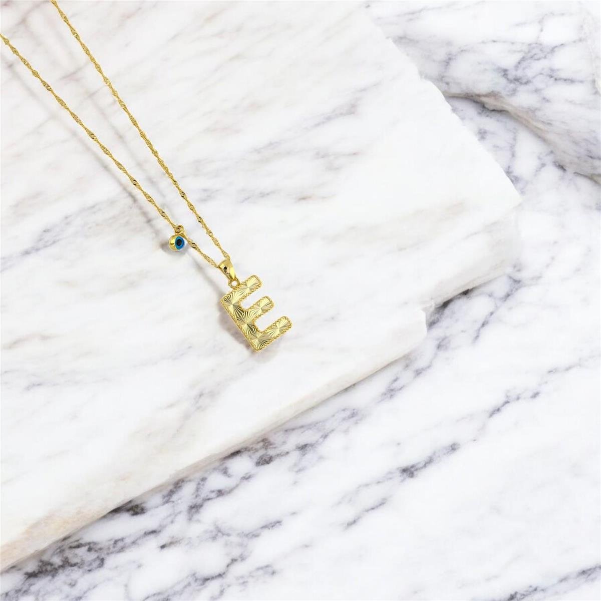 14 Ayar Altın Harfli Kolye  -  0192622