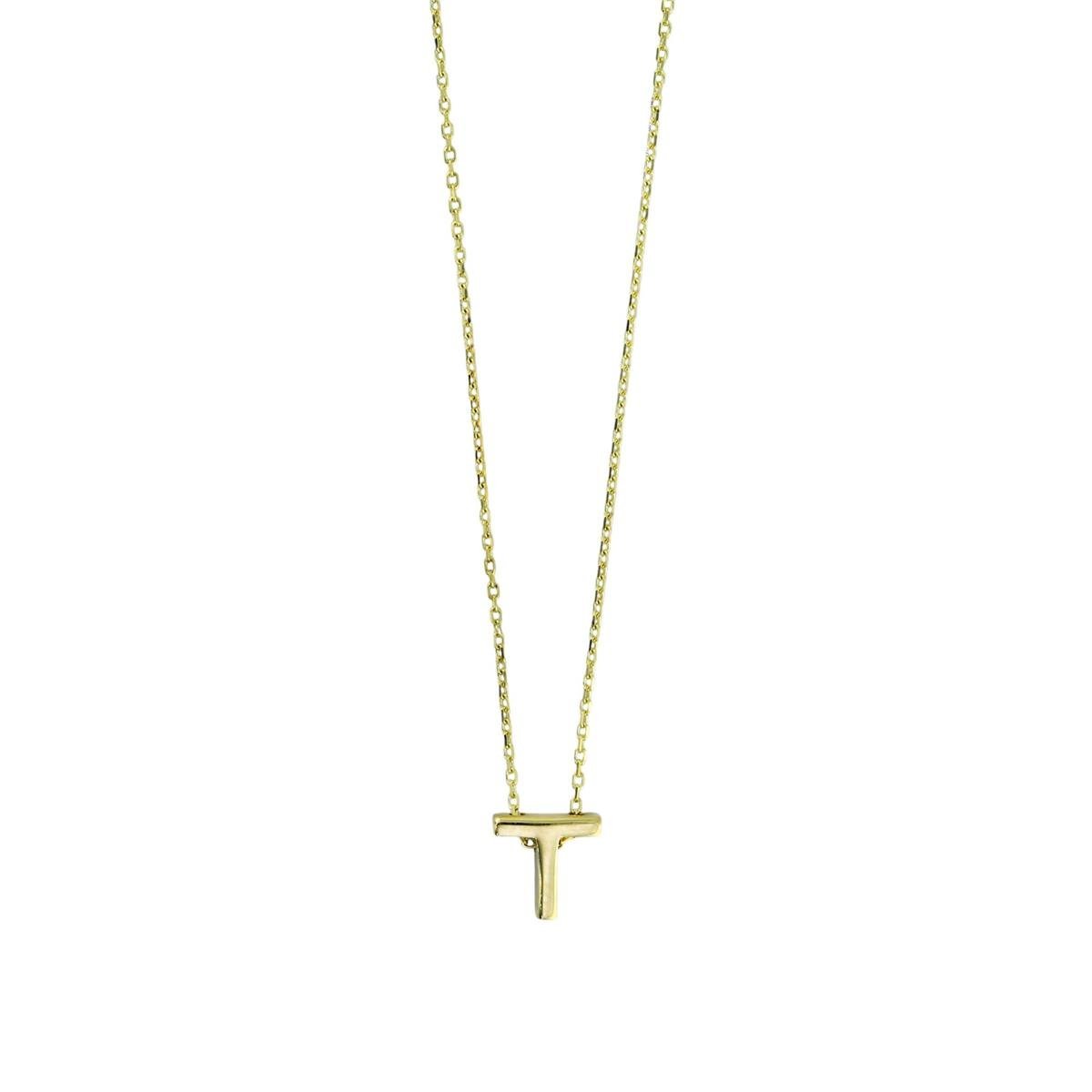 14 Ayar Altın Harfli Kolye  -  0199343