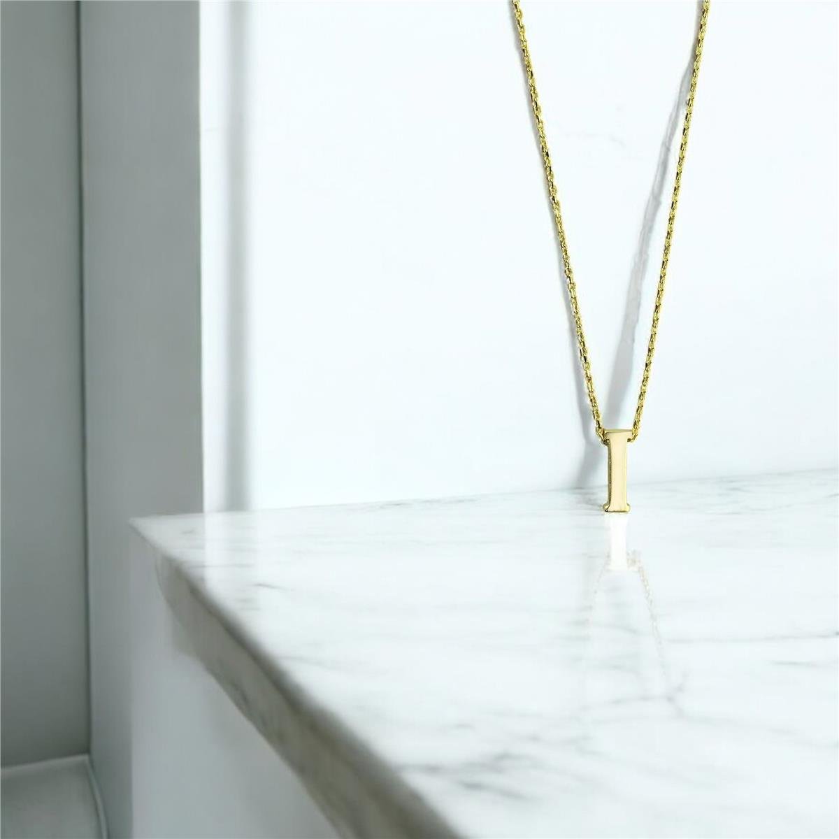 14 Ayar Altın Harfli Kolye  -  0201454