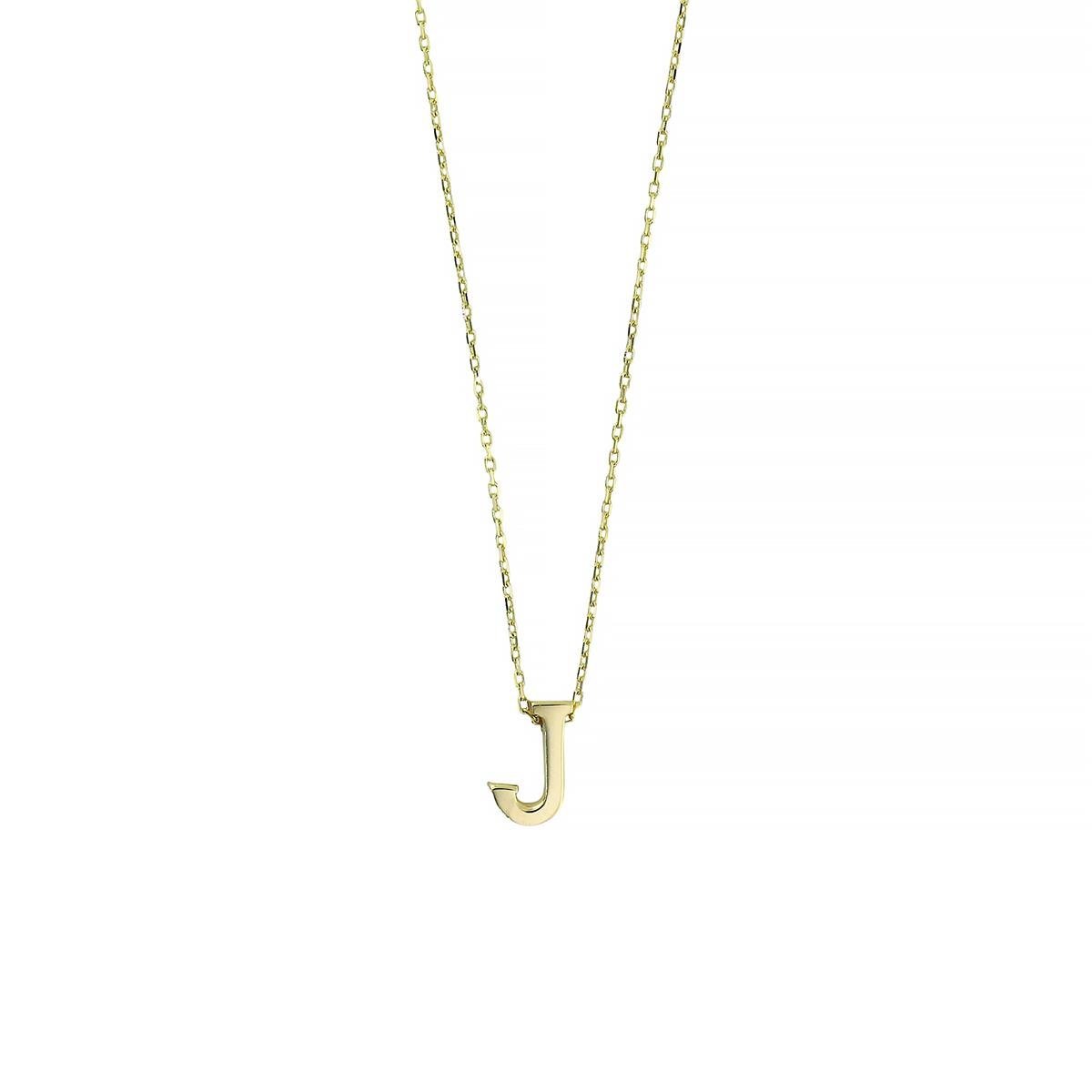 14 Ayar Altın Harfli Kolye  -  0201462