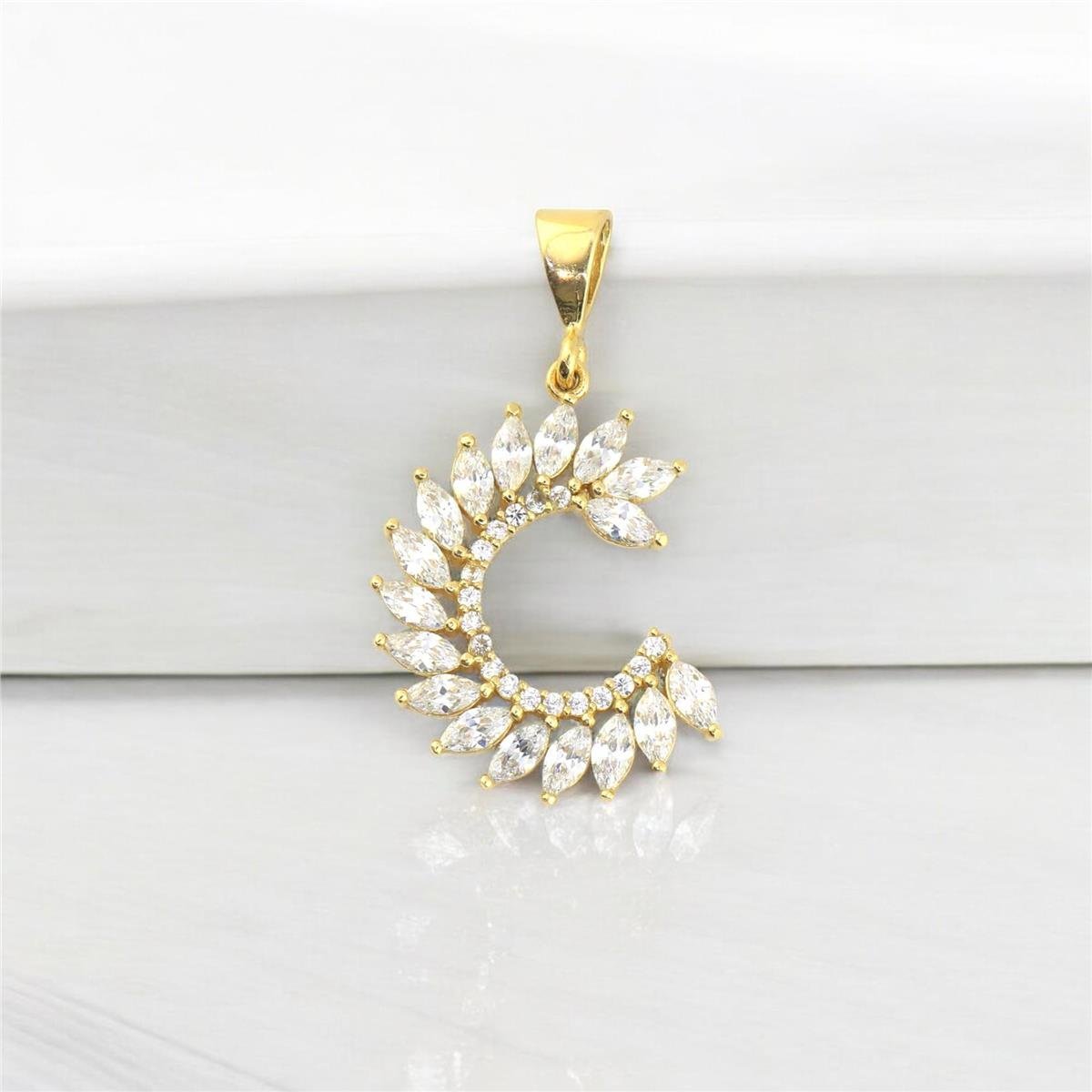 14 Ayar Altın Harfli Kolye Ucu  -  0180313