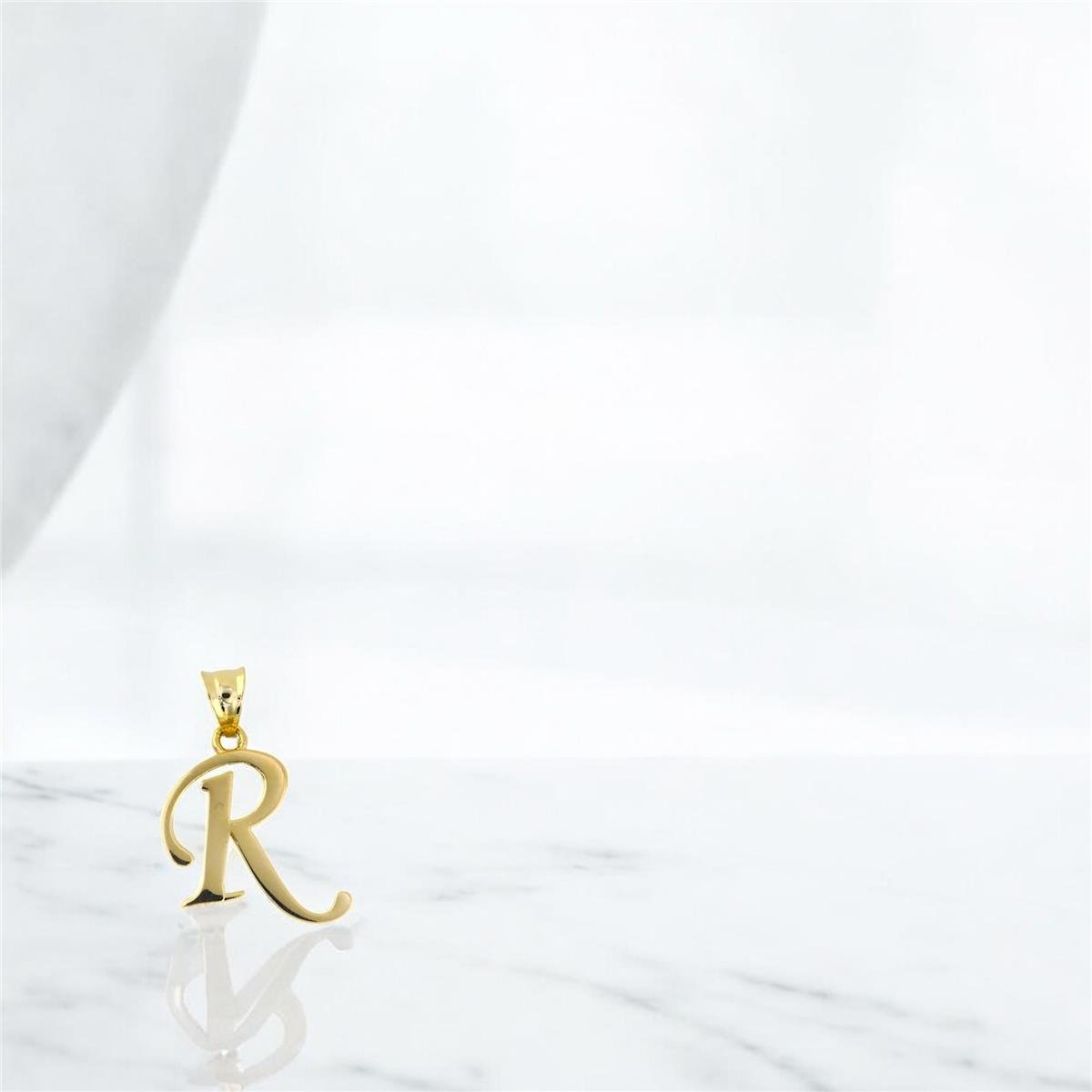 14 Ayar Altın Harfli Kolye Ucu  -  0189809