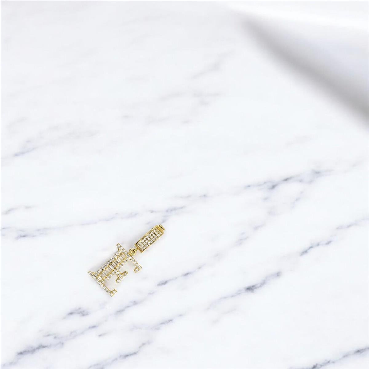 14 Ayar Altın Harfli Kolye Ucu  -  0191654