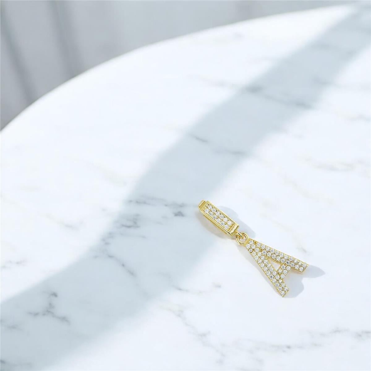 14 Ayar Altın Harfli Kolye Ucu  -  0203757