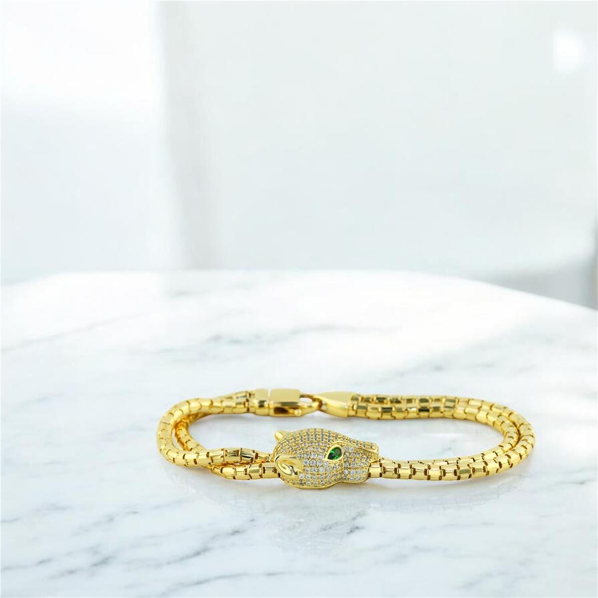 14 Ayar Altın Hayvan Figürlü Bileklik  -  0204221