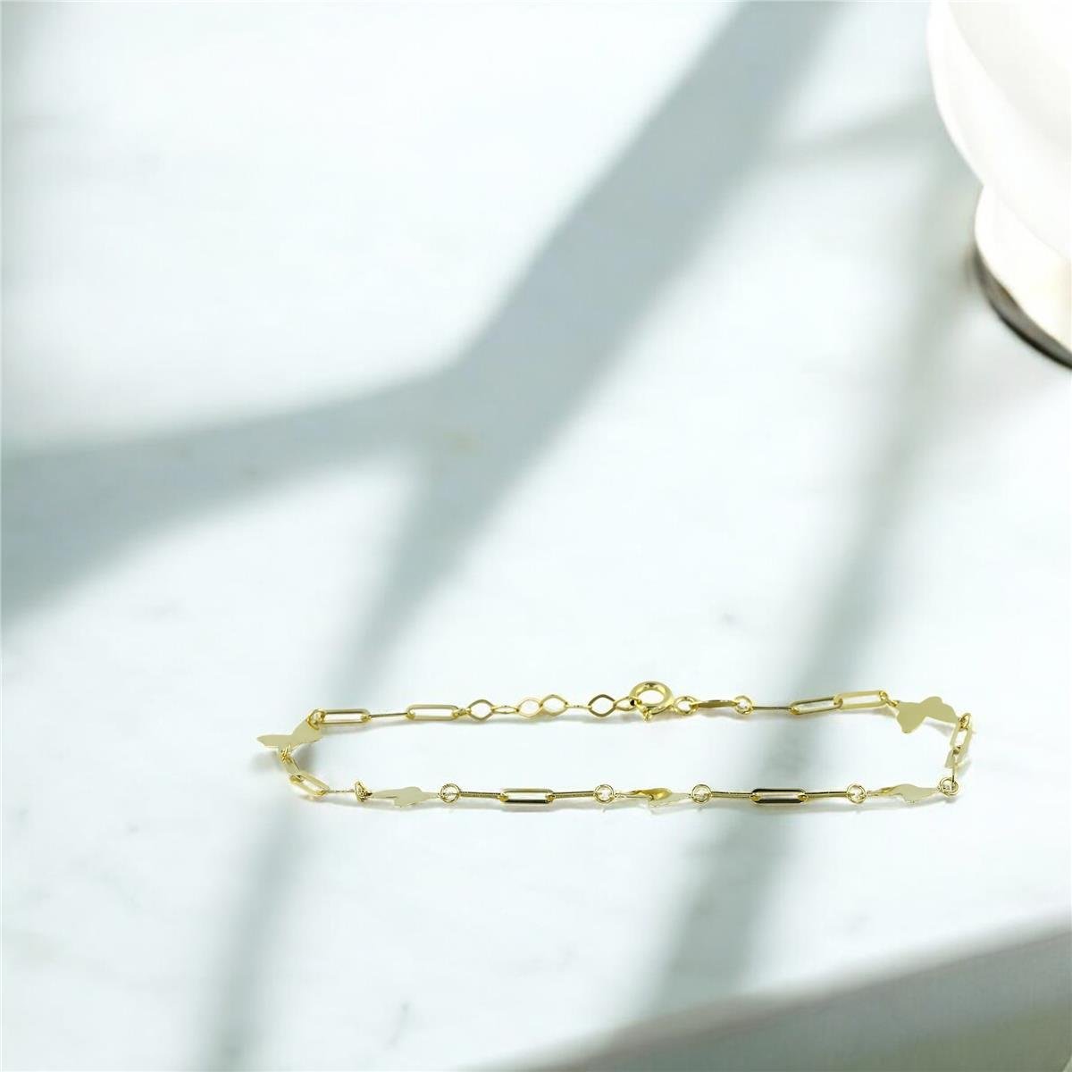 14 Ayar Altın Hayvan Figürlü Bileklik  -  0203523