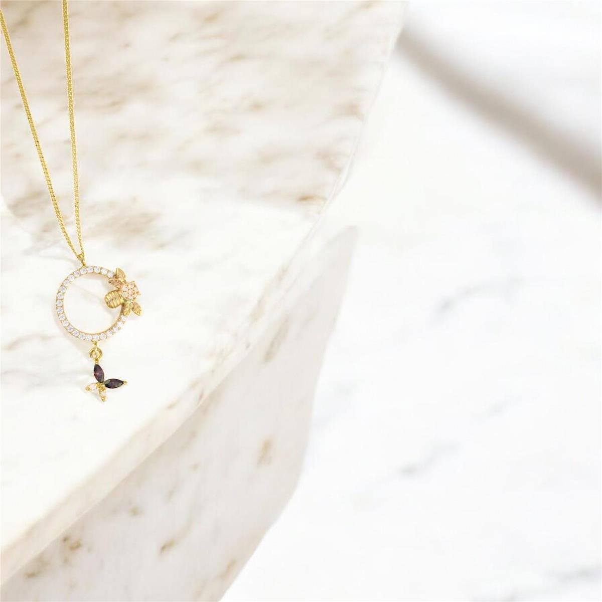 14 Ayar Altın Hayvan Figürlü Kolye  -  0189400