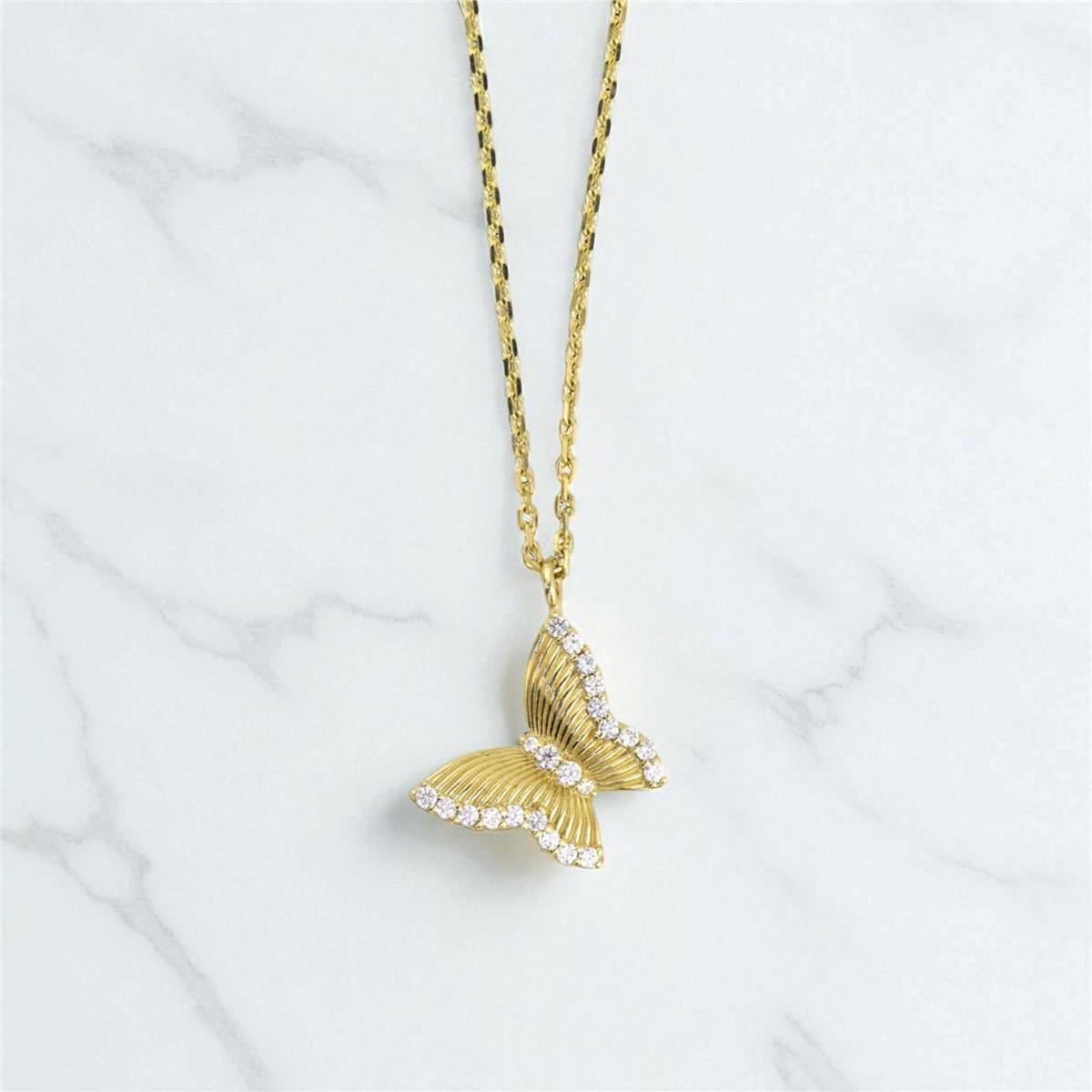 14 Ayar Altın Hayvan Figürlü Kolye  -  0195206