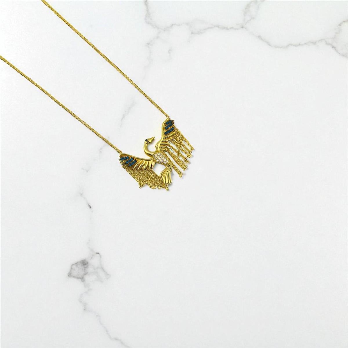 14 Ayar Altın Hayvan Figürlü Kolye  -  0194388