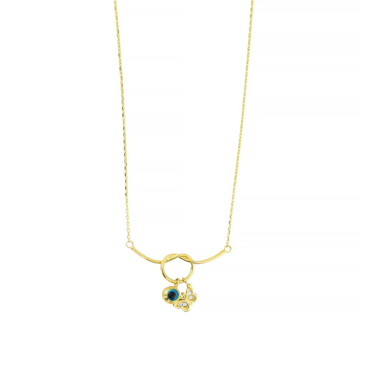 14 Ayar Altın Hayvan Figürlü Kolye  -  0205084