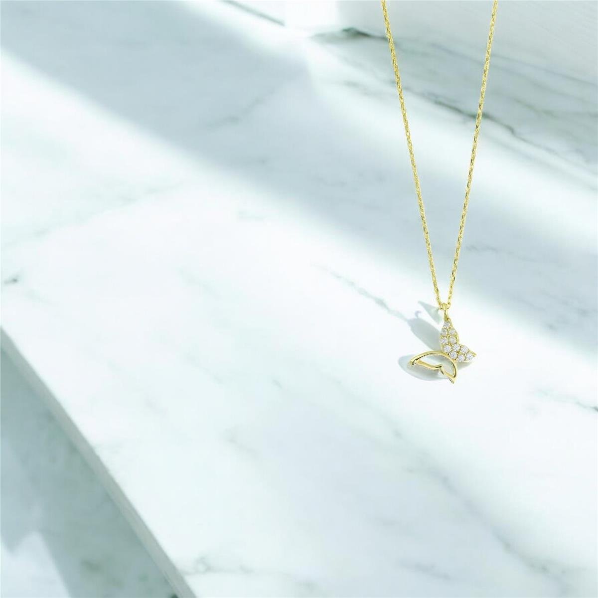 14 Ayar Altın Hayvan Figürlü Kolye  -  0205138