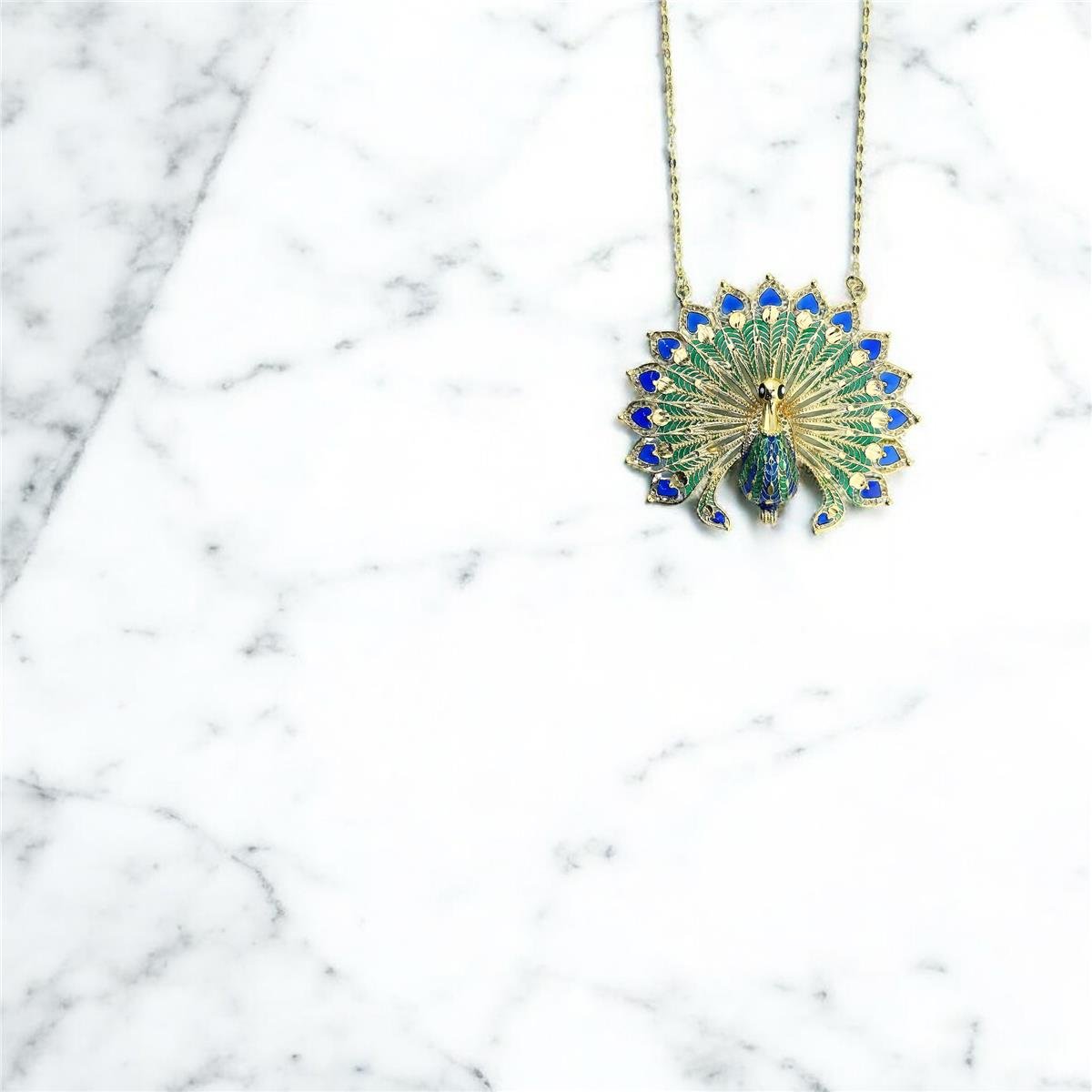 14 Ayar Altın Hayvan Figürlü Kolye  -  0200403