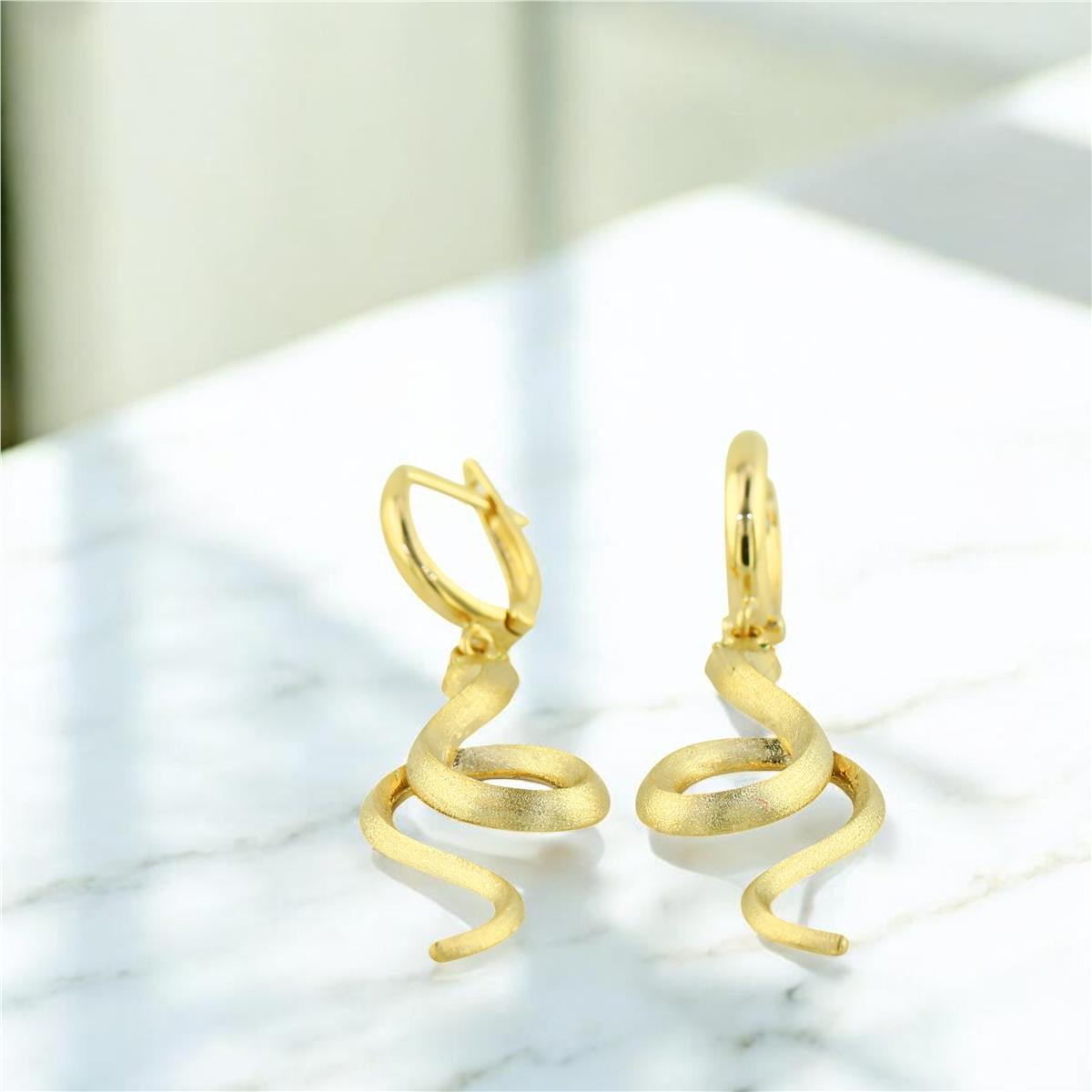 14 Ayar Altın Hayvan Figürlü Küpe  -  0204293