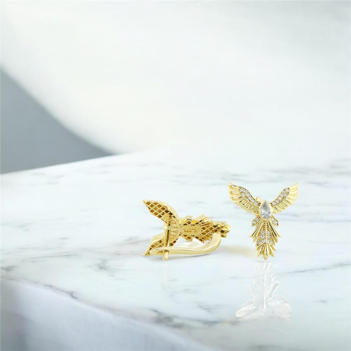 14 Ayar Altın Hayvan Figürlü Küpe  -  0205251