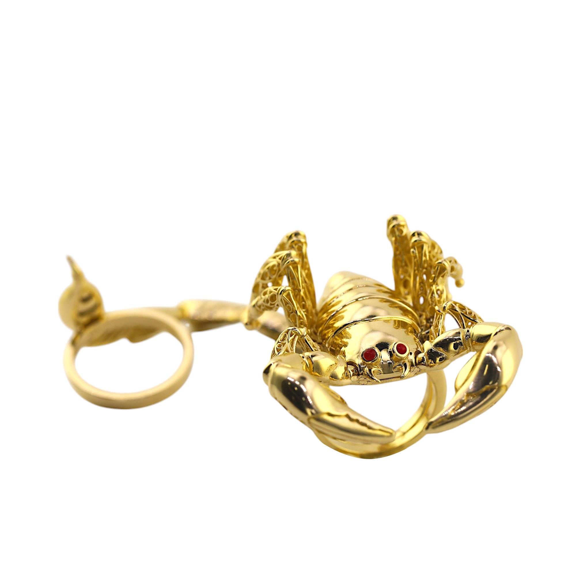 14 Ayar Altın Hayvan Figürlü Yüzük -0191490