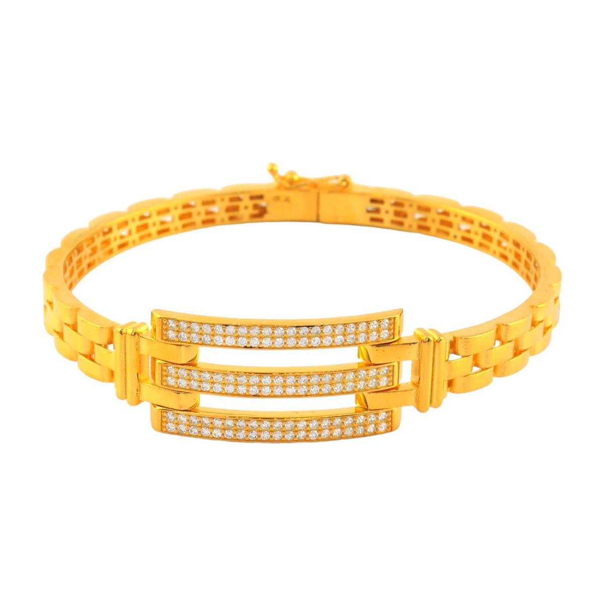 14 Ayar Altın Kaburga Bilezik  -  0180376