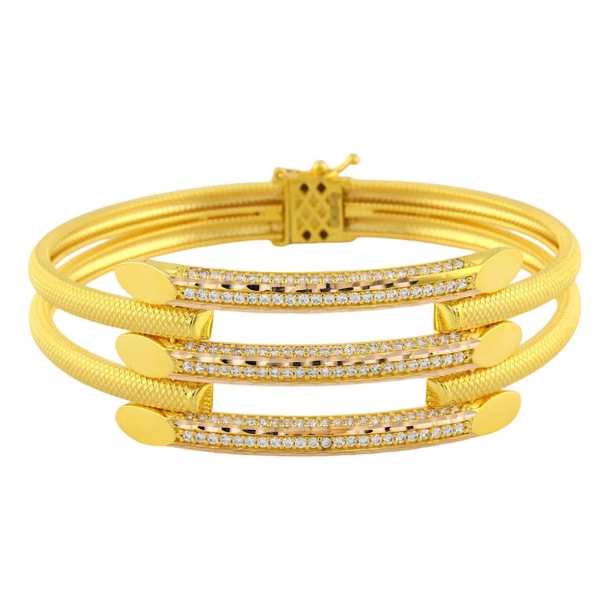 14 Ayar Altın Kaburga Bilezik  -  0187909