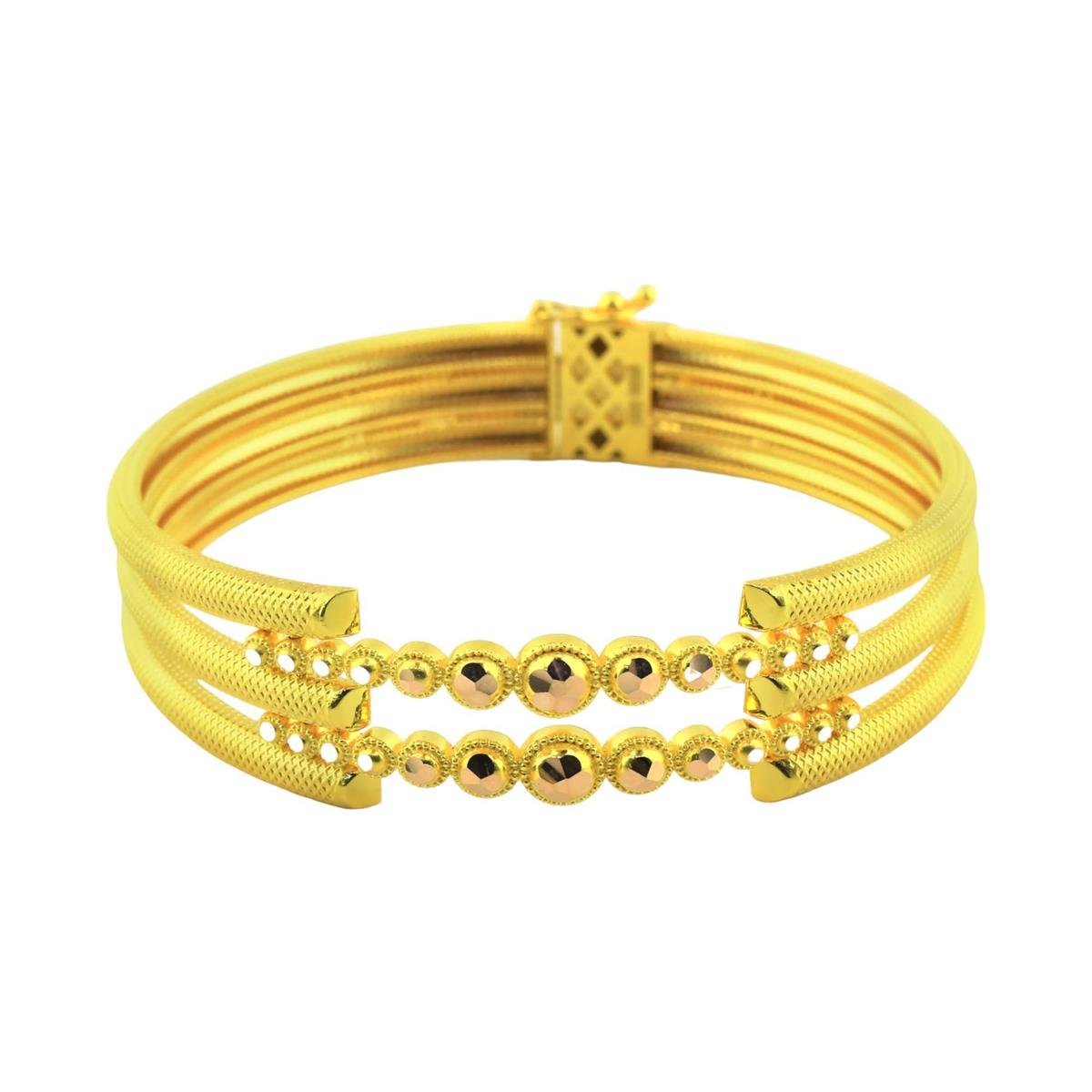 14 Ayar Altın Kaburga Bilezik  -  F003192