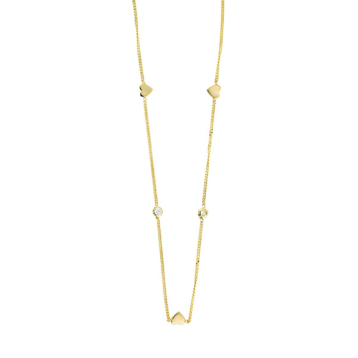 14 Ayar Altın Kalpli Kolye  -  0194272