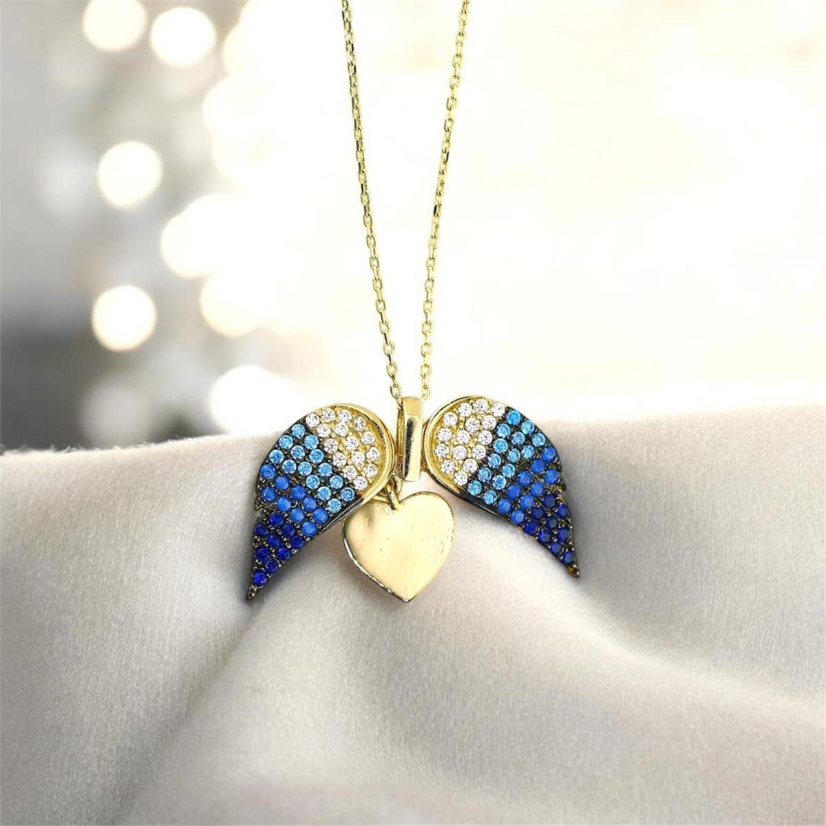 14 Ayar Altın Kalpli Kolye  -  0200859