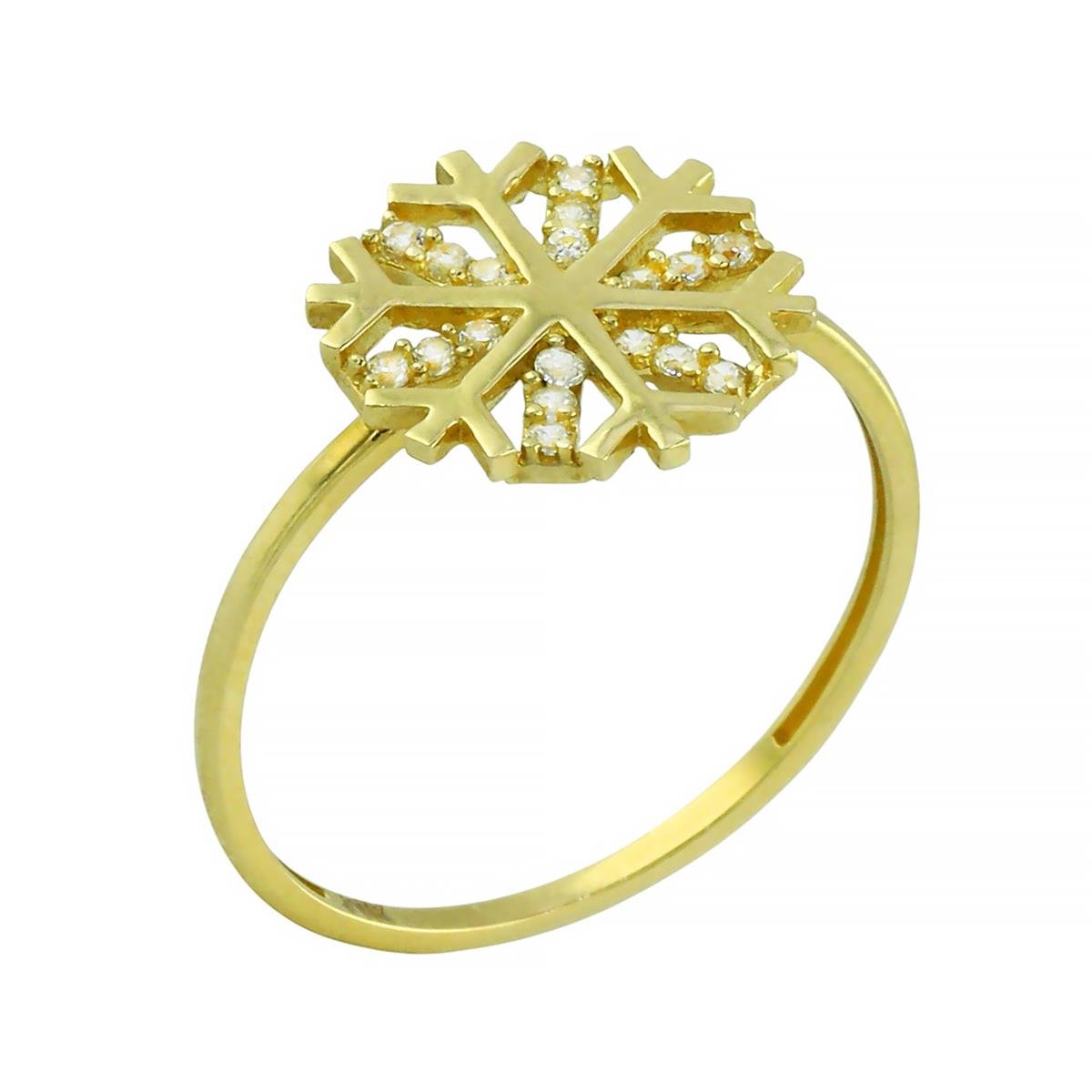 14 Ayar Altın Kartaneli Yüzük  -  0201338