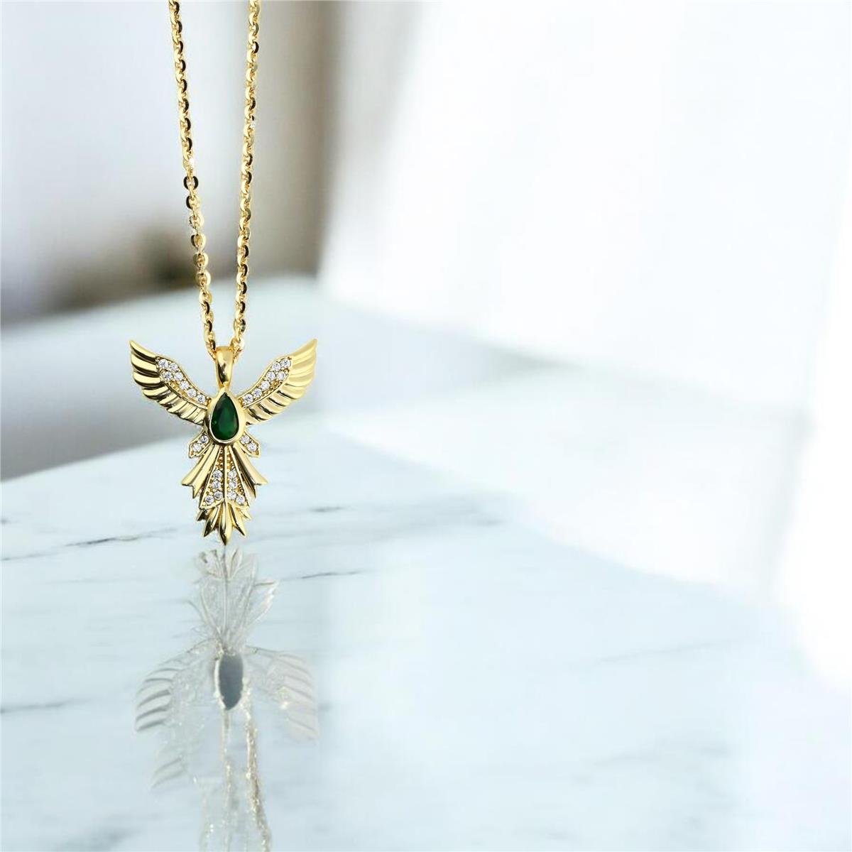 14 Ayar Altın Melek Kolye  -  0202920