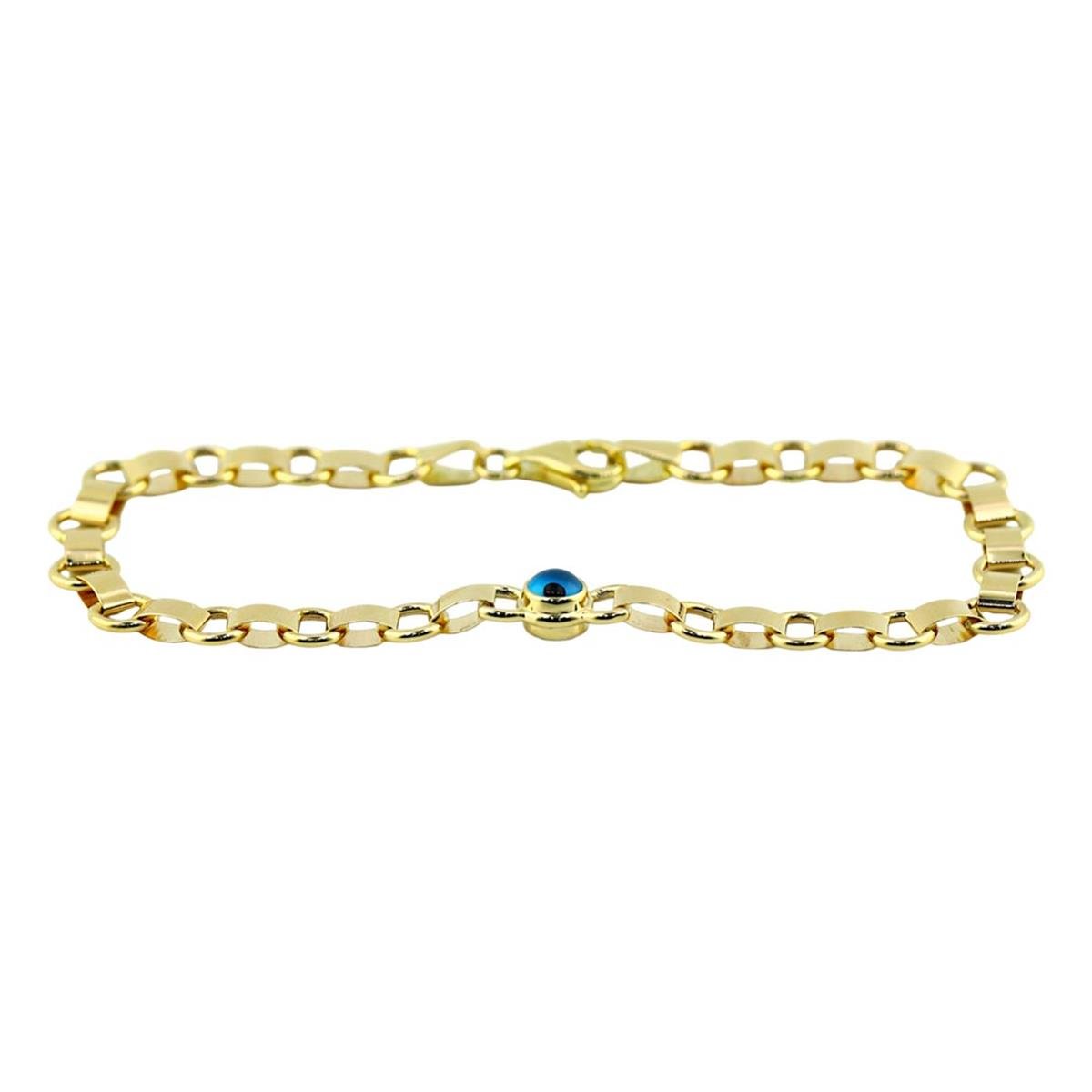 14 Ayar Altın Nazar Boncuklu Bileklik  -  0200920