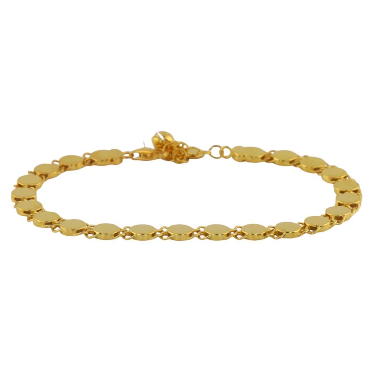 14 Ayar Altın Pullu Bileklik  -  0187990