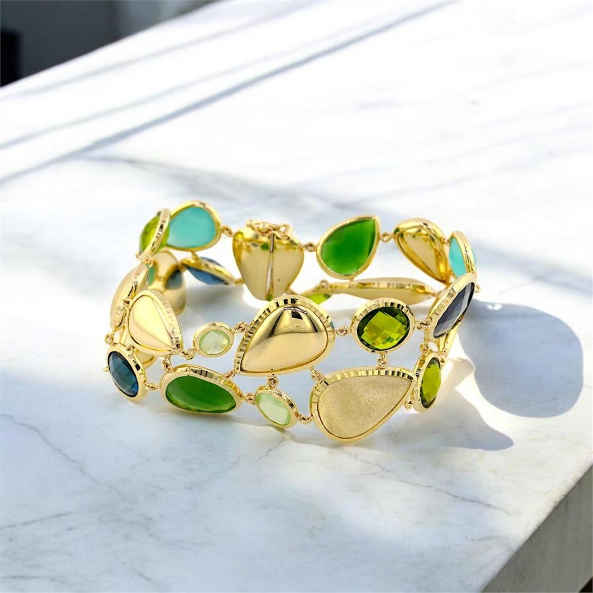 14 Ayar Altın Renkli Bileklik  -  0191070