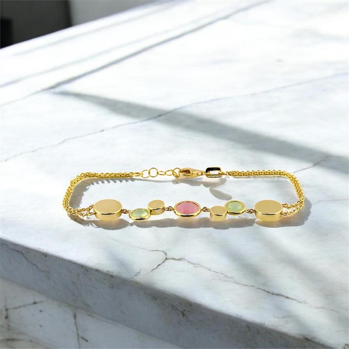 14 Ayar Altın Renkli Bileklik  -  0191074