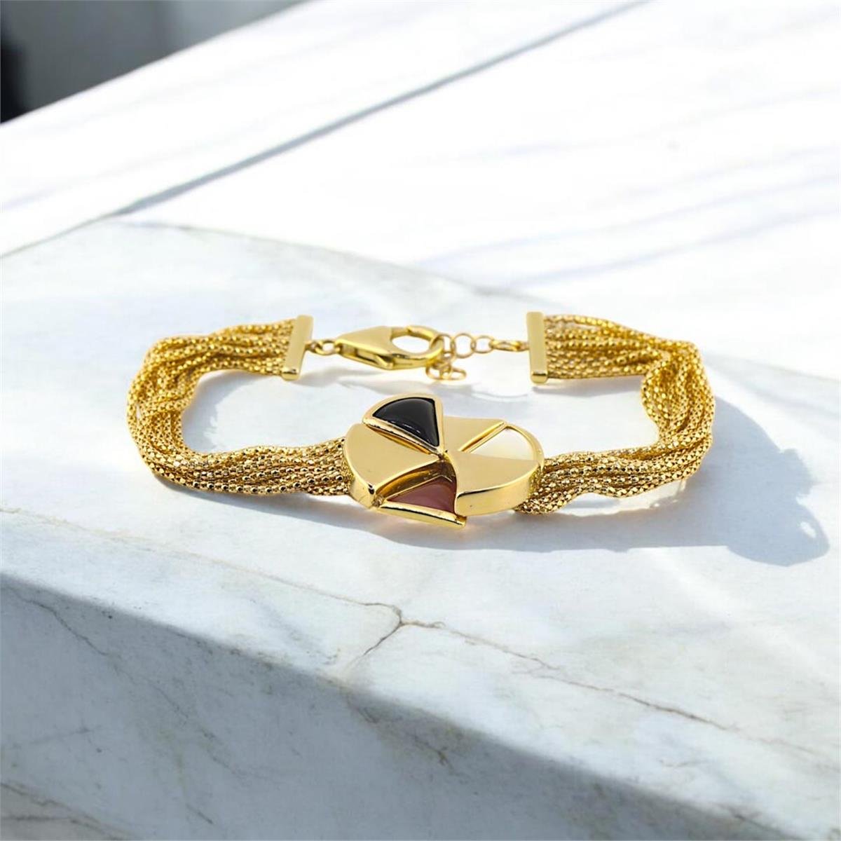 14 Ayar Altın Renkli Bileklik  -  0191102