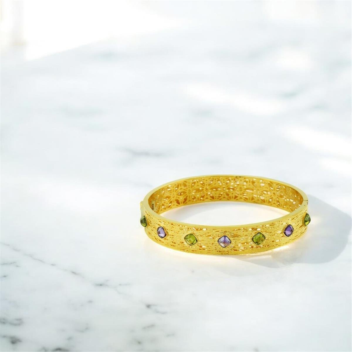 14 Ayar Altın Renkli Bilezik  -  0202325