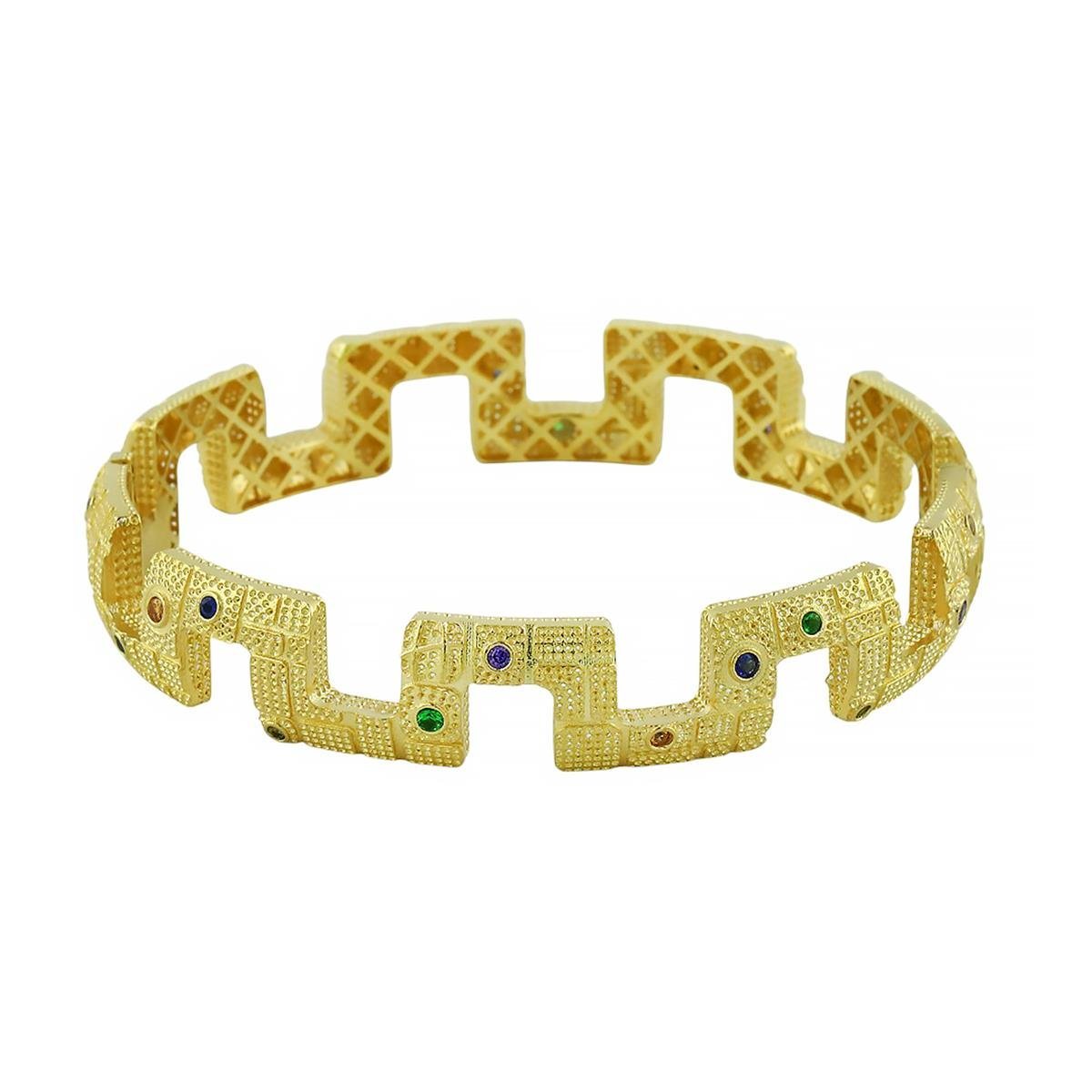 14 Ayar Altın Renkli Bilezik  -  0202327