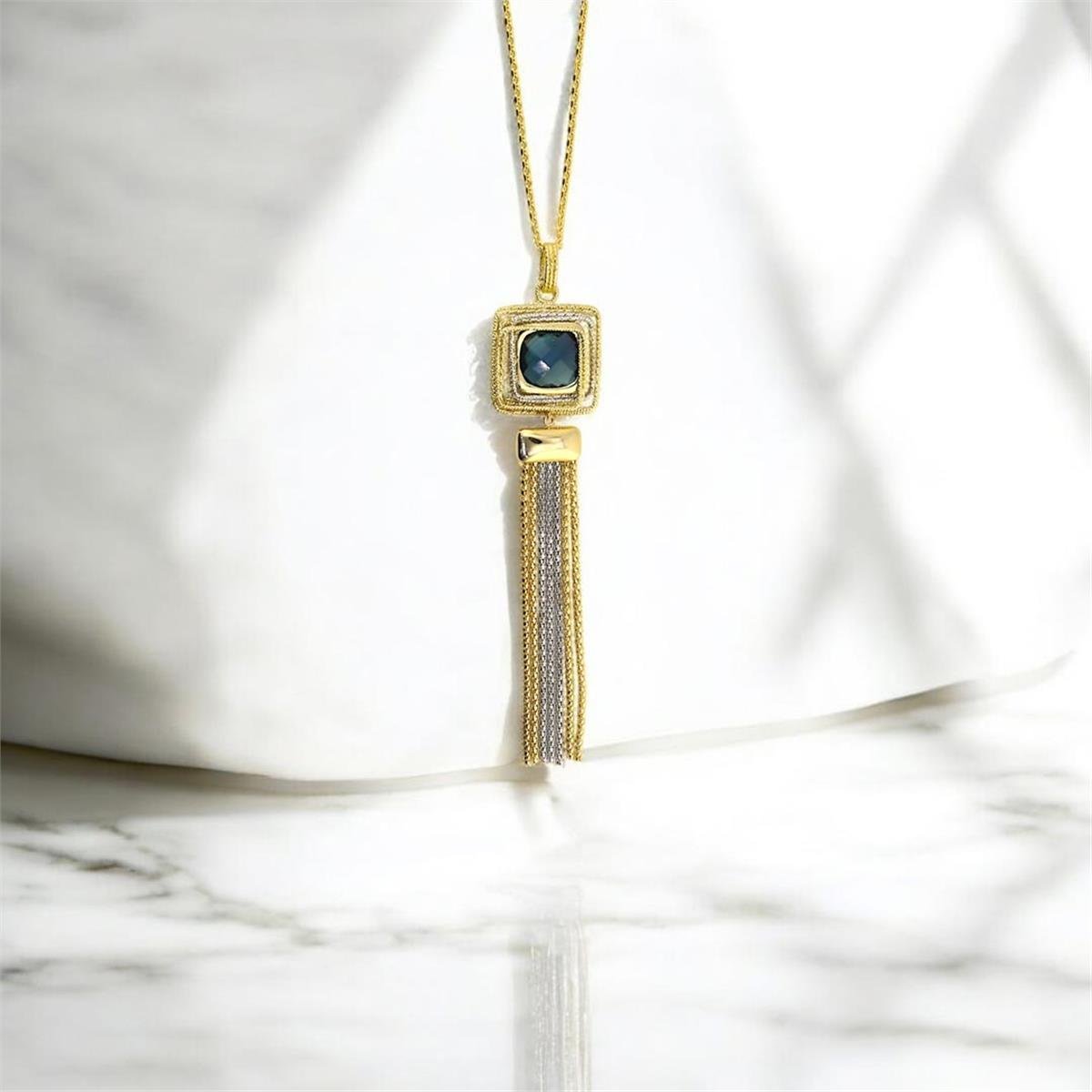 14 Ayar Altın Renkli Kolye  -  0191097