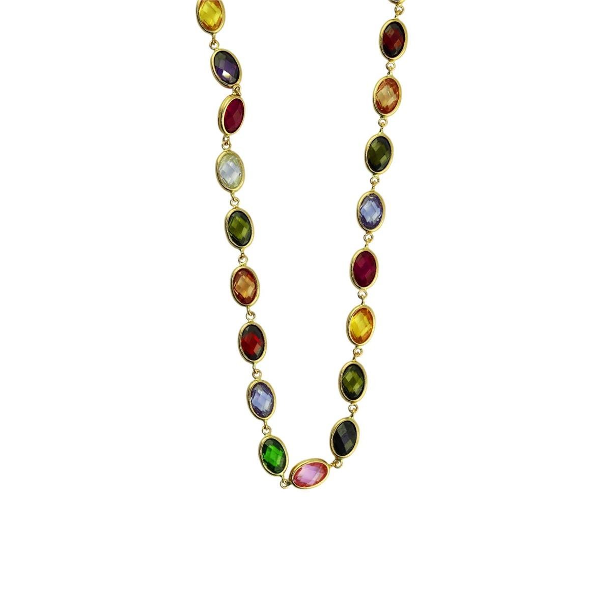 14 Ayar Altın Renkli Kolye  -  0197851