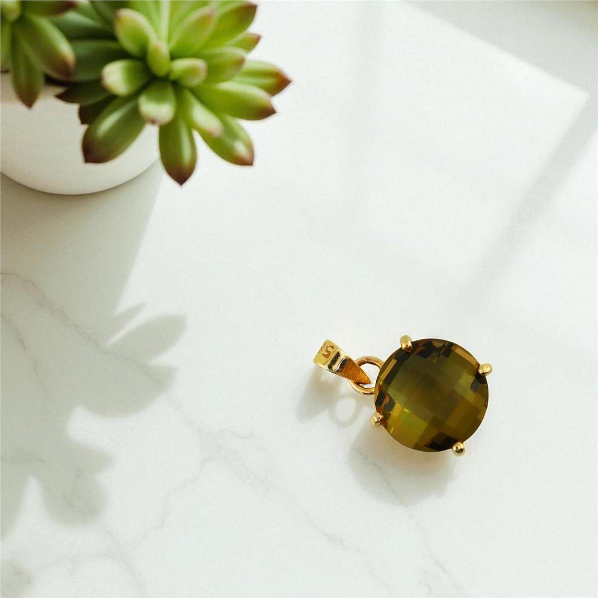 14 Ayar Altın Renkli Kolye Ucu  -  0197799