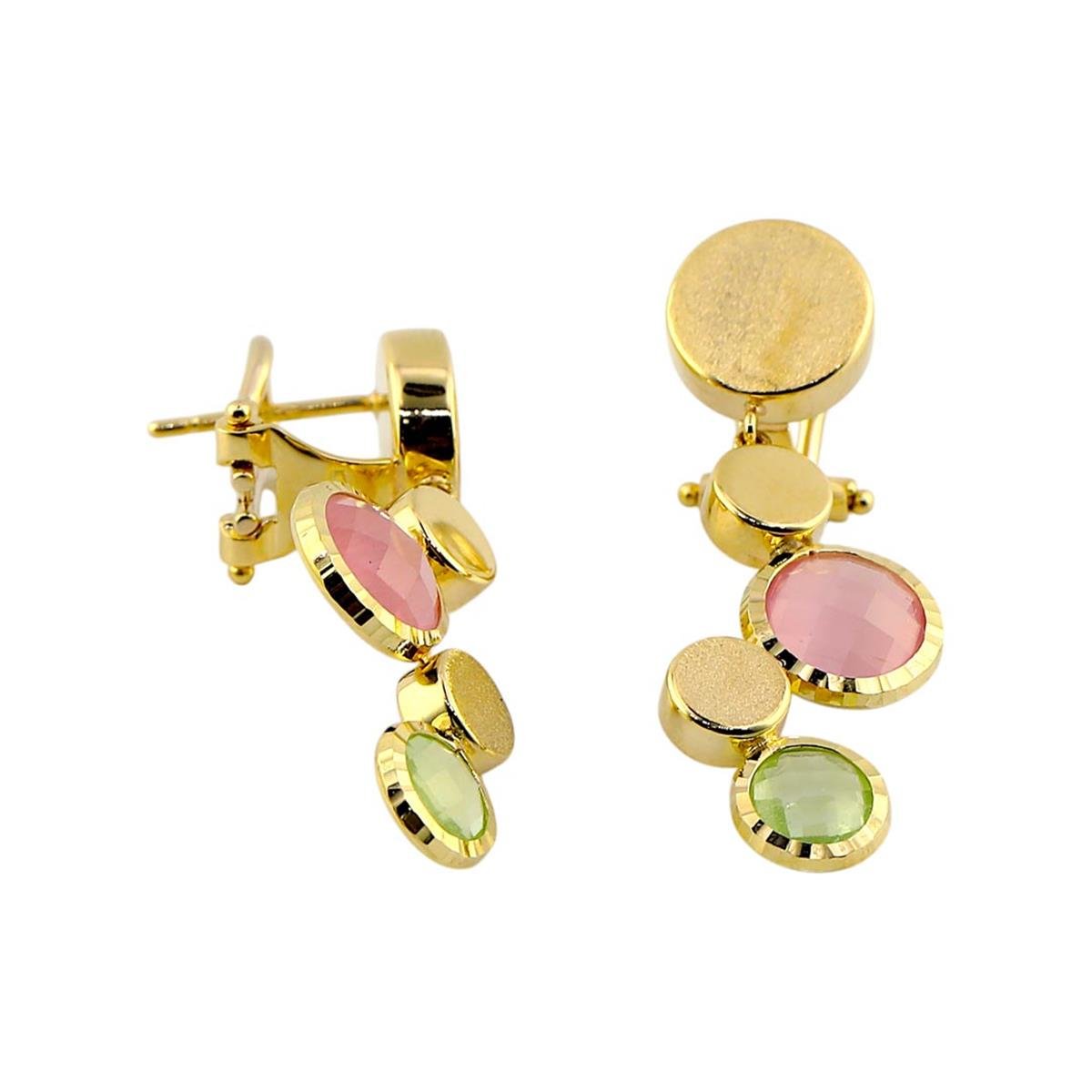 14 Ayar Altın Renkli Küpe  -  0191072