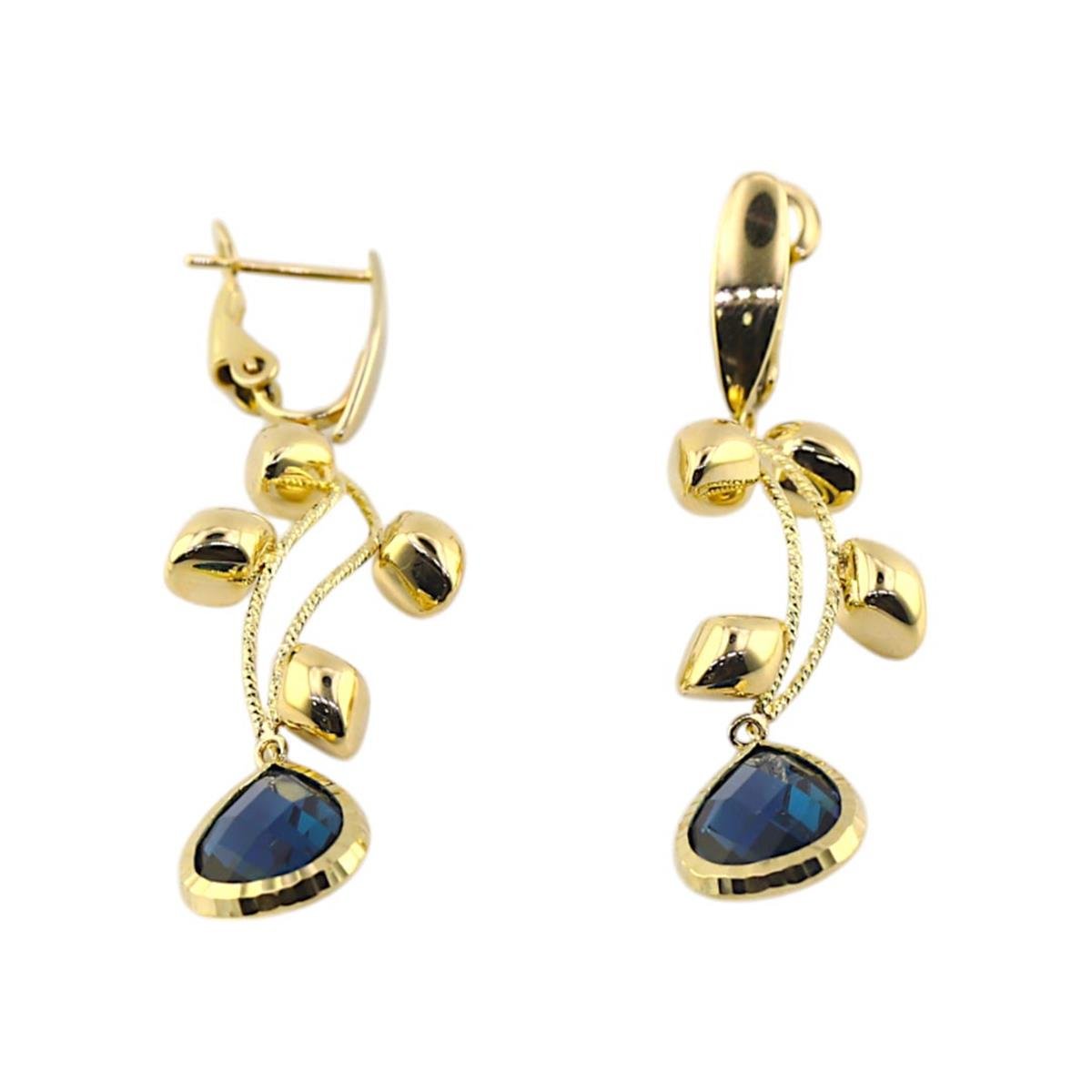 14 Ayar Altın Renkli Küpe  -  0191086