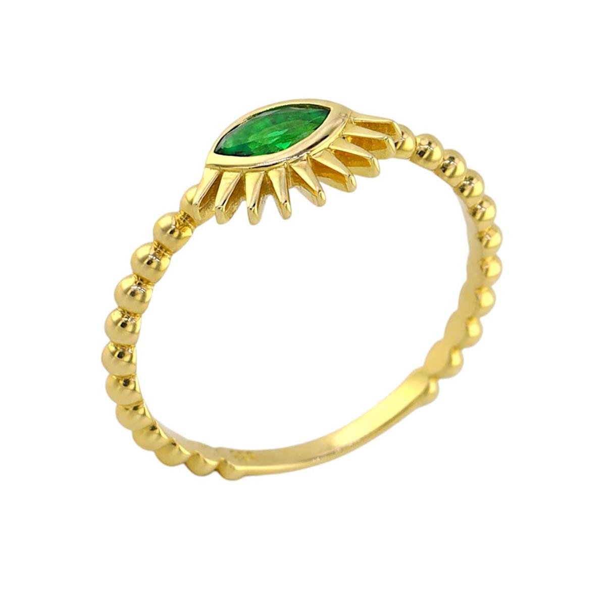 14 Ayar Altın Renkli Yüzük  -  0190637